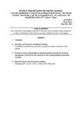Agenda Extra-Ordinary  Meeting 22nd May 2013